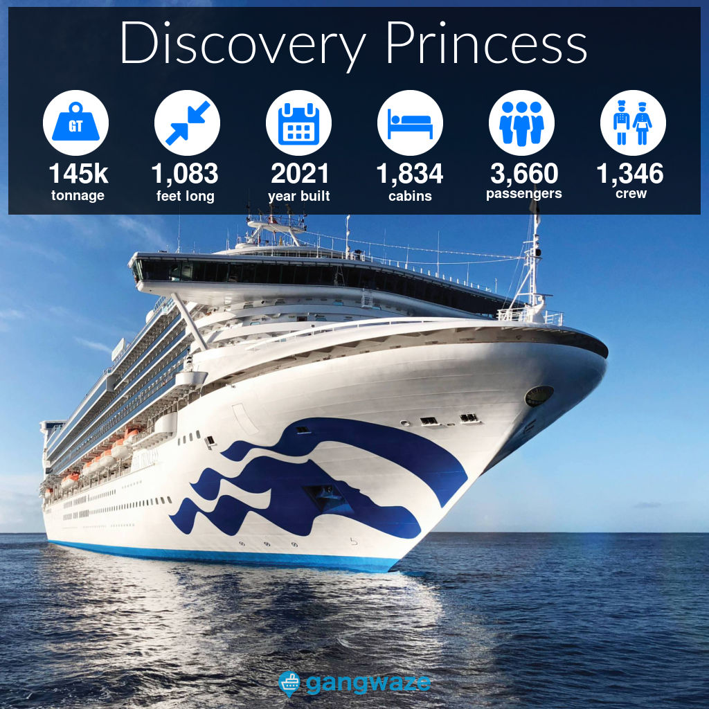 discovery princess cruise ship length